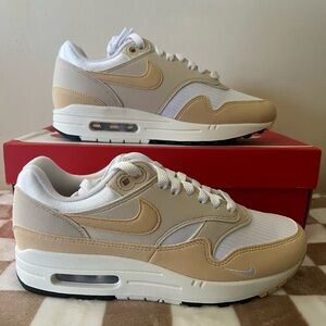 Nike Air Max 1 '87 Textile Sneakers Orewood Brown HF1194-100 Women’s Sz 8.5 BNIB